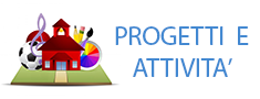 bottone accesso area progetti e attività della scuola 