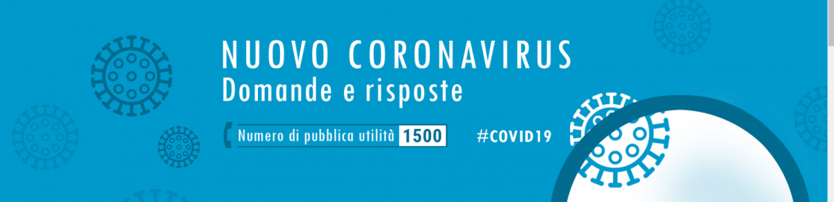 banner ministero virus