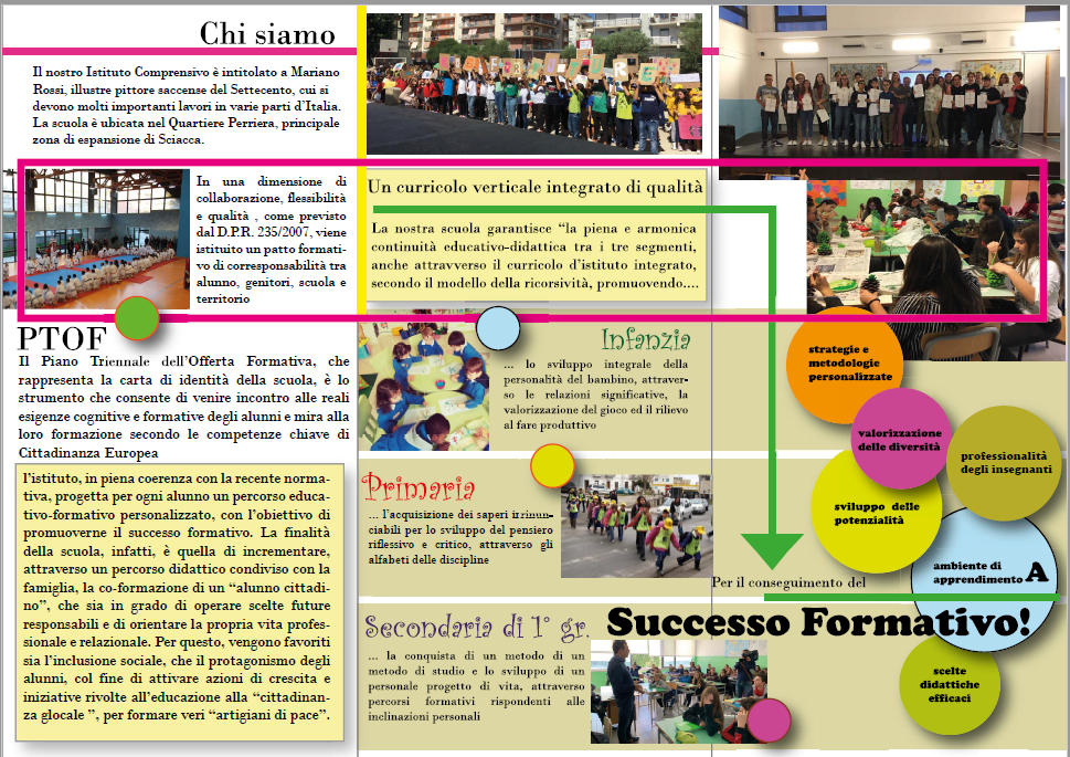 dépliant scuola 