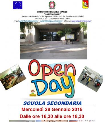 Locandina Open Day